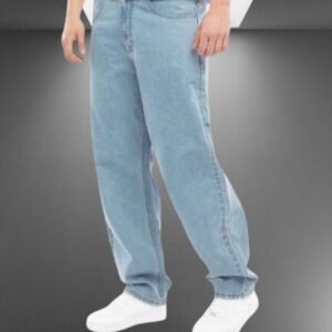Next Denim Men's Light Blue Loose Fit Mid Rise Jeans – ND-040