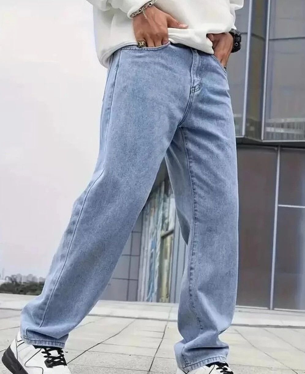 Next Denim Men's Light Blue Boot-Leg Mid Rise Jeans – ND-039