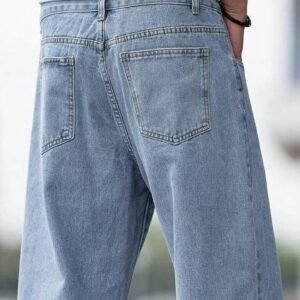 Next Denim Men's Light Blue Loose Fit Mid Rise Jeans – ND-067