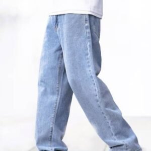 Next Denim Men's Light Blue Loose Fit Mid Rise Jeans – ND-030