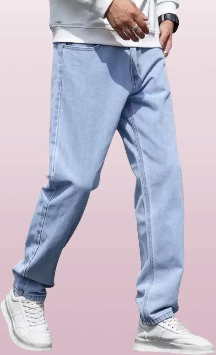 Next Denim Men's Light Blue Boot-Leg Mid Rise Jeans – ND-034 - Image 3