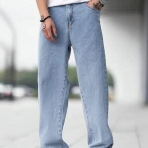 Next Denim Men's Light Blue Boot-Leg Mid Rise Jeans – ND-038