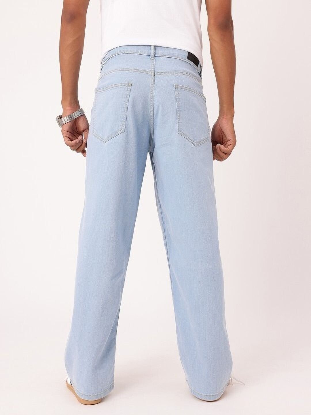 Next Denim Men's Light Blue Boot-Leg Mid Rise Jeans – ND-012 - Image 3