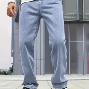 Next Denim Men's Light Blue Loose Fit Mid Rise Jeans – ND-044