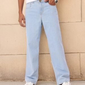 Next Denim Men's Light Blue Boot-Leg Mid Rise Jeans – ND-012