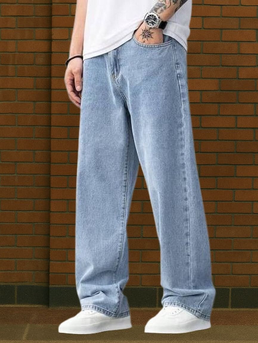 Next Denim Men's Light Blue Boot-Leg Mid Rise Jeans – ND-011