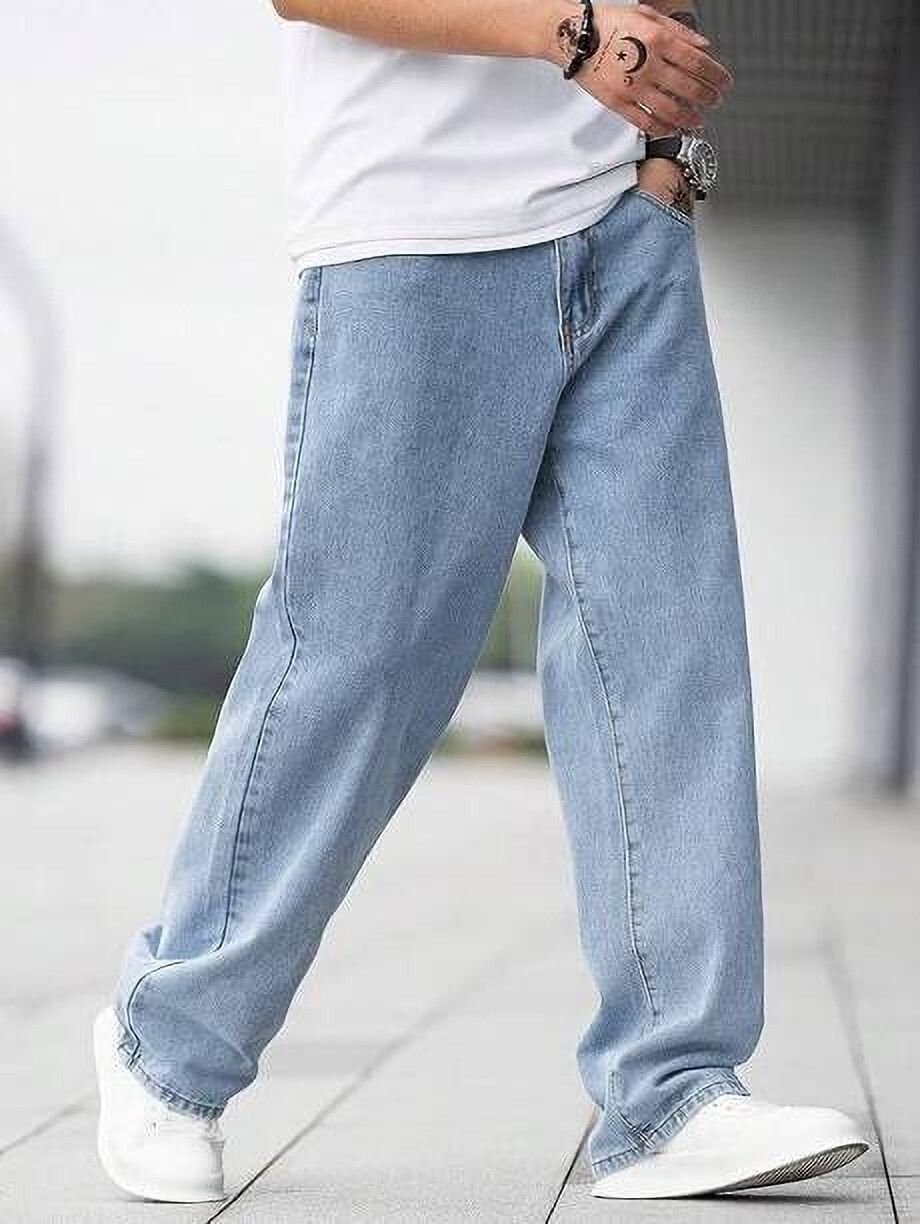 Next Denim Men's Light Blue Boot-Leg Mid Rise Jeans – ND-008 - Image 4