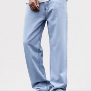 Next Denim Men's Light Blue Loose Fit Mid Rise Jeans – ND-035