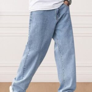 Next Denim Men's Light Blue Loose Fit Mid Rise Jeans – ND-021