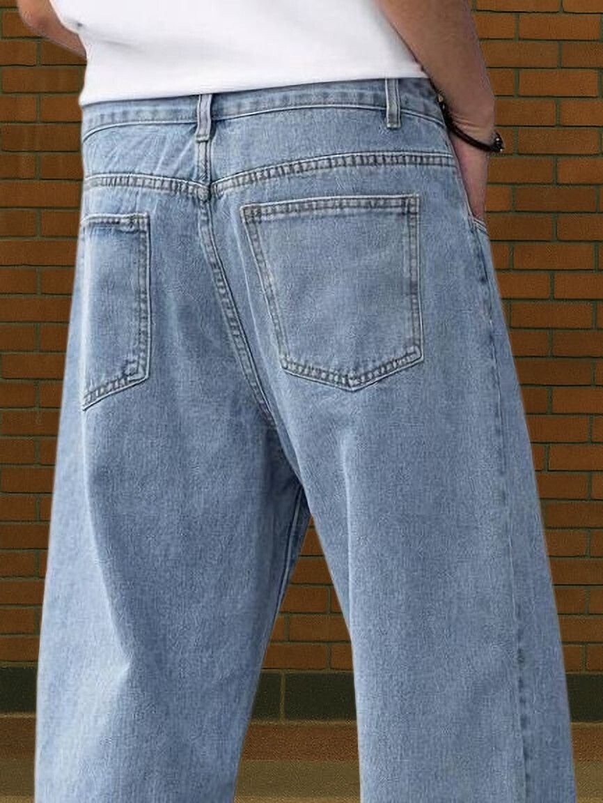 Next Denim Men's Light Blue Boot-Leg Mid Rise Jeans – ND-011 - Image 3