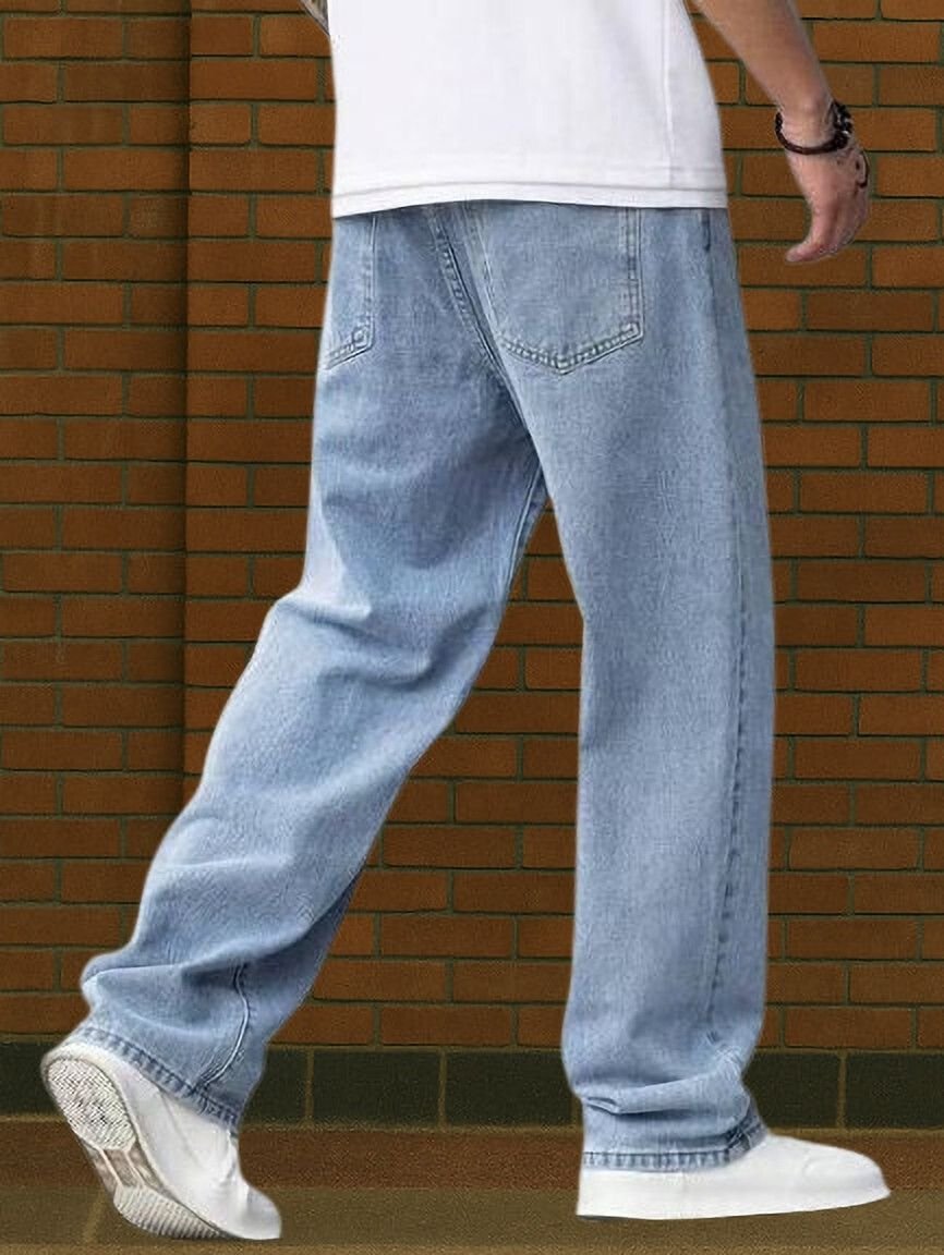 Next Denim Men's Light Blue Boot-Leg Mid Rise Jeans – ND-011 - Image 4